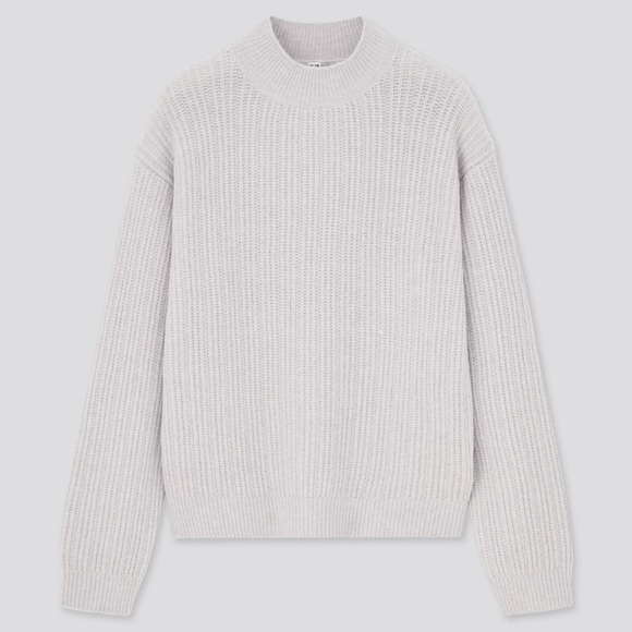 Uniqlo soufflé yarn mock neck sweater - Picture 7 of 12